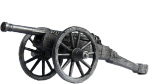 Серпентина. Конец 15-го - нач. 16 вв. Оловянная военно-историческая миниатюра, пьютер, чернение