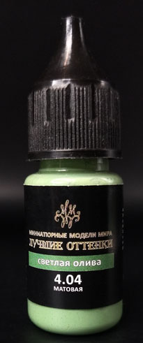 Краска акриловая "Лучшие оттенки", матовая, светлая олива