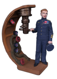 Александр Иванович Маринеско. Военно-историческая миниатюра, пьютер, акриловые краски.