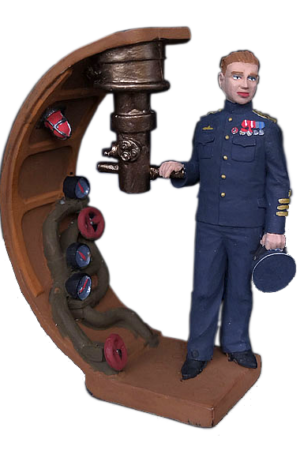 Александр Иванович Маринеско. Военно-историческая миниатюра, пьютер, акриловые краски.