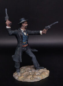 Wyatt Earp, the Western legend. Оловянная военно-историческая миниатюра, пьютер, акриловые краски