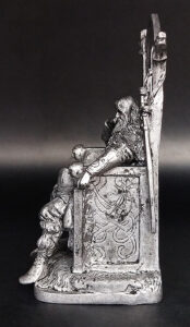 Ярл, 800 г.н.э. Оловянная военно-историческая миниатюра, пьютер, чернение