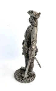 Российский император Пётр 1. Литье из пьютера, чернение. ВИМ