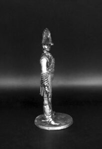 Герцог Веллингтон, Артур Уэлсли. Военно-историческая миниатюра. Фигурка из пьютера, литье, пайка, чернение.