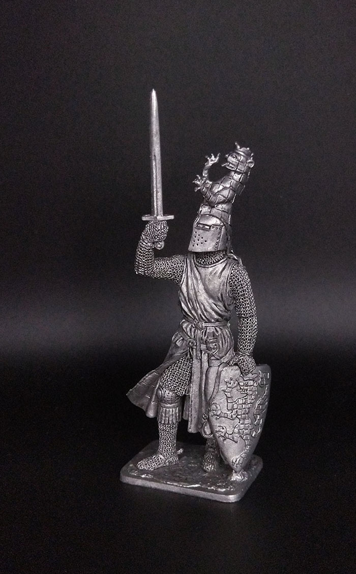 Дитхельм Гоэли (1254-1276), военно-историческая миниатюра, пьютер, чернение