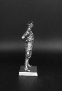 Маршал СССР Р. Я. Малиновский. Военно-историческая миниатюра, пьютер, пайка, чернение