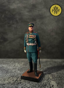 Маршал СССР Фёдор Иванович Толбухин. Военно-историческая миниатюра, полуколлекционная роспись, пьютер