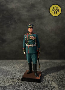Маршал СССР Фёдор Иванович Толбухин. Военно-историческая миниатюра, полуколлекционная роспись, пьютер