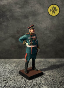 Маршал СССР Родион Яковлевич Малиновский. Военно-историческая мириатюра, полуколлекционная роспись